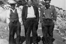 042: l-r Jack Bishop, Mike Rodgers, Jim Corrigan. [courtesy of Jessie (Griffin) Bishop]  - Jack son of John Bishop &amp;amp; Mary Corrigan; Mike son of William Rodgers &amp;amp; Catherine  McGee; Jim son of John Corrigan &amp;amp; Mary Barry.